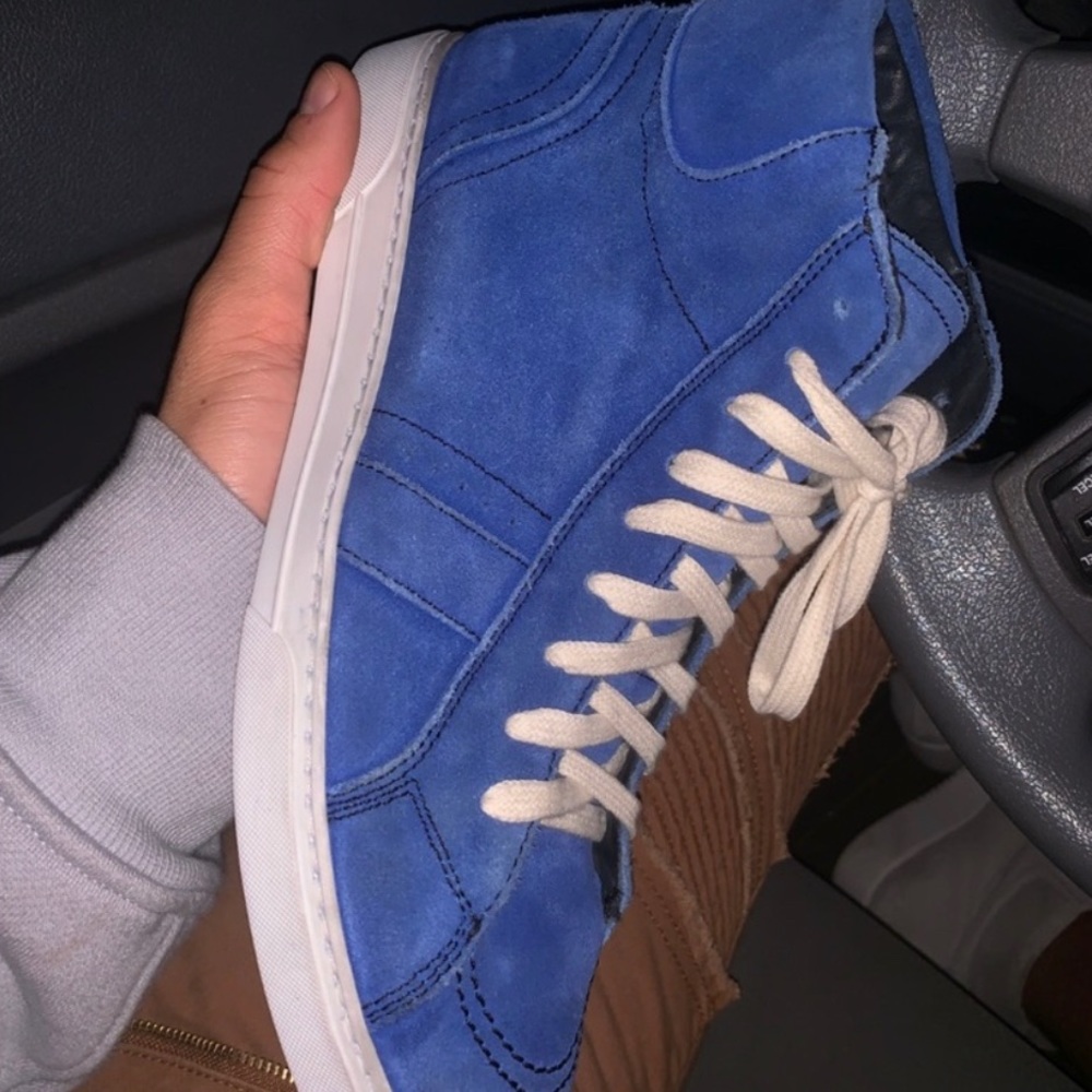 100% AUTHENTIC YSL HIGH TOPS - BLUE